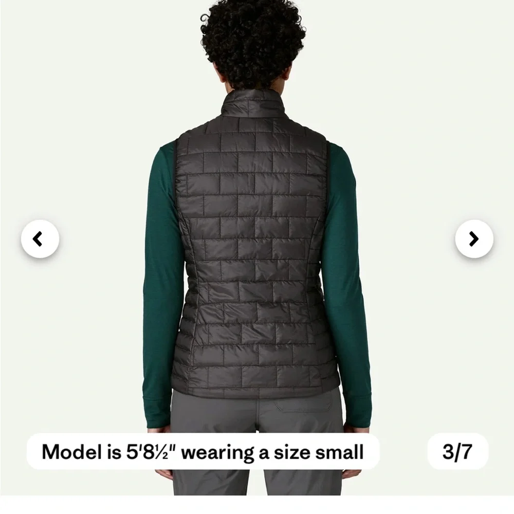 Patagonia Nano Puff Vest Puffer Black Women’s XS - Picture 3 of 13